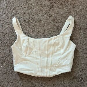 Fashion Nova White Crop Top